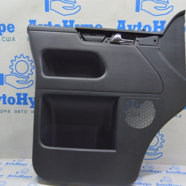 Обшивка двери (карточка) перед лев VW Multivan T5 09-15 черн 7E5867011  WWM