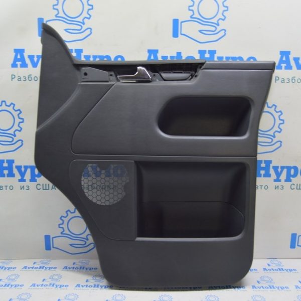 Обшивка двери (карточка) перед прав VW Multivan T5 09-15 черн 7E5867012  WWM