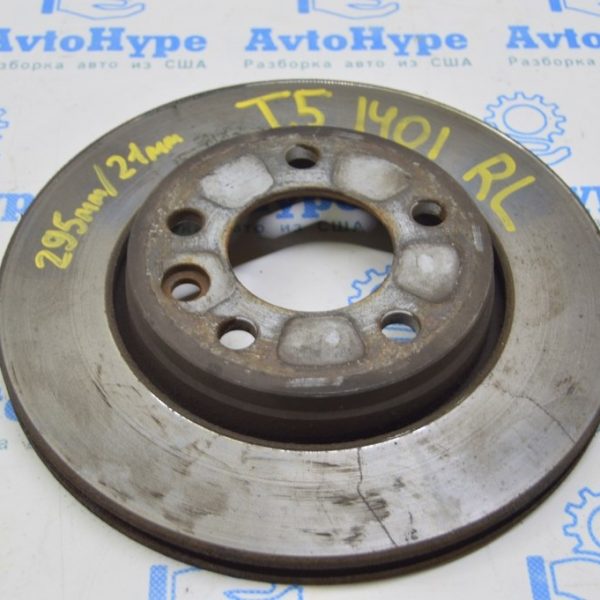 Диск тормозной зад лев VW Multivan T5 09-15 294мм/21мм (01) 7E0615601D