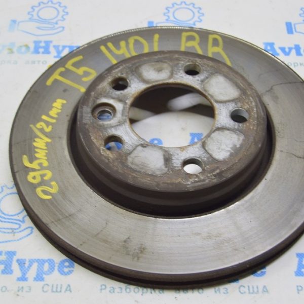 Диск тормозной зад прав VW Multivan T5 09-15 294мм/21мм (01) 7E0615601D