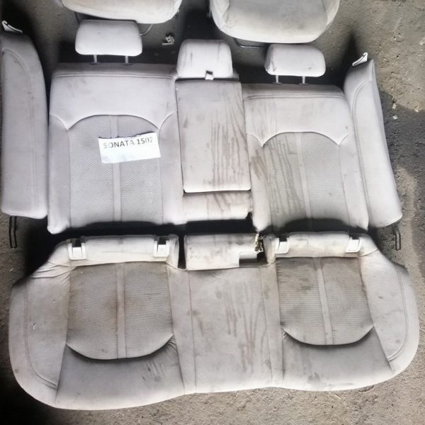 Задний ряд сидений (2 ряд) Hyundai Sonata 15-17 usa тряпка серое 89100-C2000-SMH