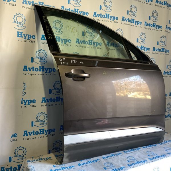 Дверь голая перед прав Audi Q7 4M 15-коричневая 4M0831052F