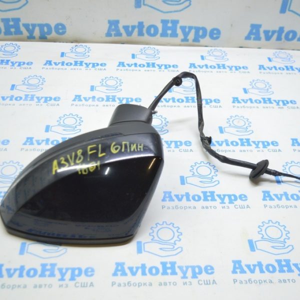 Зеркало боковое левое Audi A3 8V 15-20 4d, 5d, 6 пинов, поворотник, подогрев (01) 8V5-857-409-AA-9B9