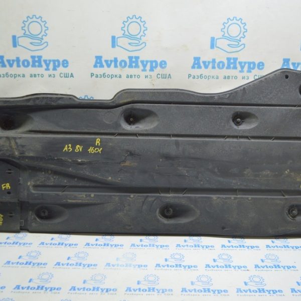 Защита днища правая Audi A3 8V 15-19 (01) трещинка 5Q7-825-202-B