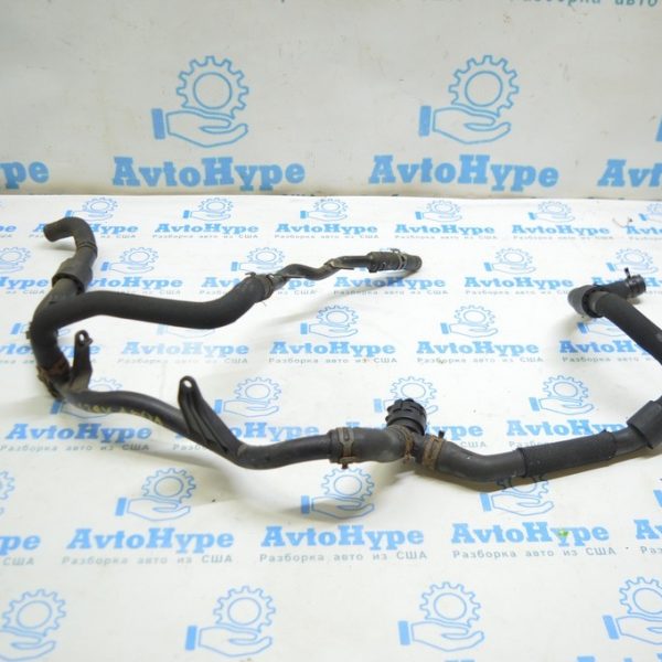 Патрубок охлаждения второй Audi A3 8V 15-20 1.8T, 2.0T в сборе 5Q0121058R 5q0 122 109J