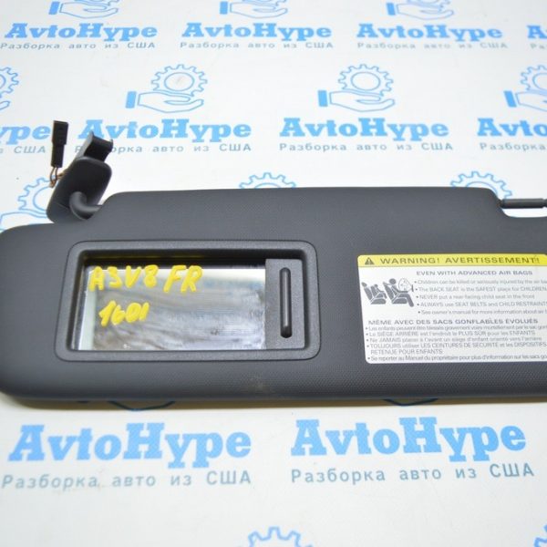 Козырек правый Audi A3 8V 15-16 4d черный 8W0-857-552-B-7C0