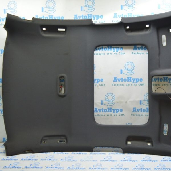 Обшивка потолка Audi A3 8V 15-16 черная, под люк, примята ткань 8V5-867-505-N-SP8