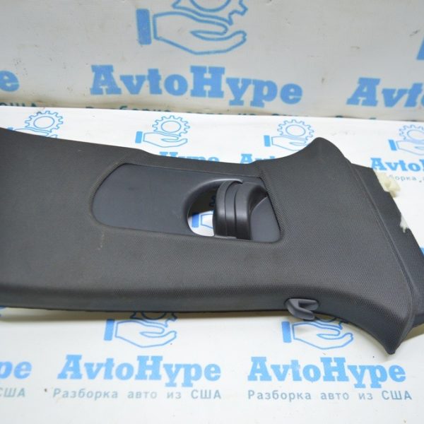 Накладка центральной стойки верхняя ремень правая Audi A3 8V 15-20 4d, 5d, черная 8V5-867-244-A-SP8