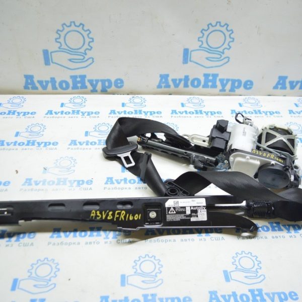 Пассажирский ремень безопасности Audi A3 8V 15-16 4d черный с натяжителем 8V5-857-706-H-V04 8V5-857-706-H-V04