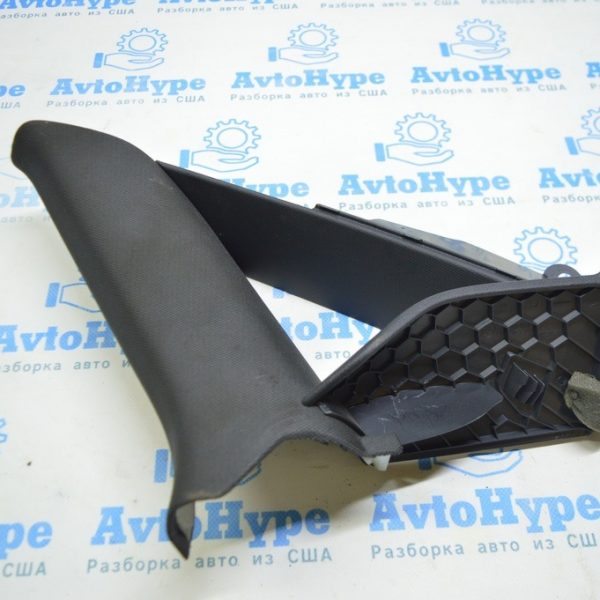 Накладка задней форточки правая Audi A3 8V 15-17 4d, 5d, черная 8V5-867-288-ODD