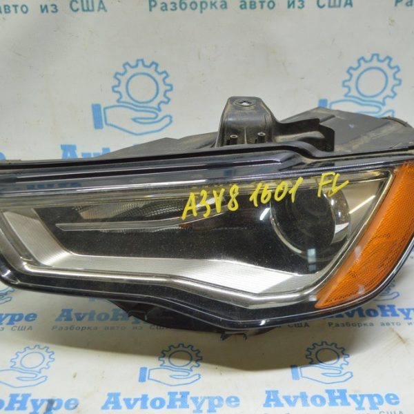 Фара передняя левая в сборе Audi A3 8V 15-16 xenon hid (01) 8V0-941-043-B деф.1 уха 8V0-941-005-B