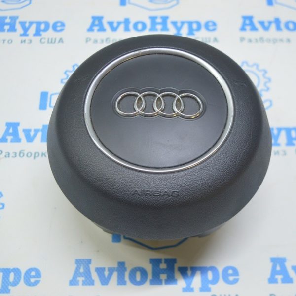 Подушка безопасности airbag в руль водительская Audi A3 8V 15-16 4d, черная (01) 8V0-880-201-BD-6PS