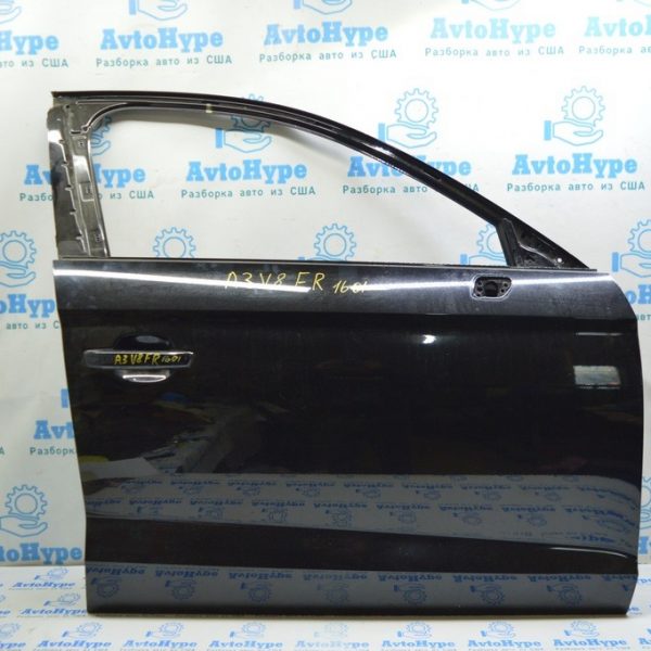 Дверь голая перед прав Audi A3 8V 15-20 черный цвет (01) 8V5-831-052-D