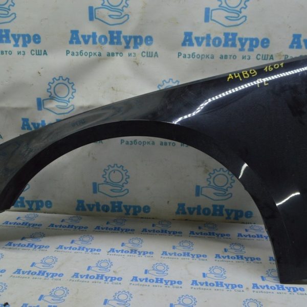 Крыло переднее левое Audi A4 B9 17-19 (01) черное 8W0-821-105-A
