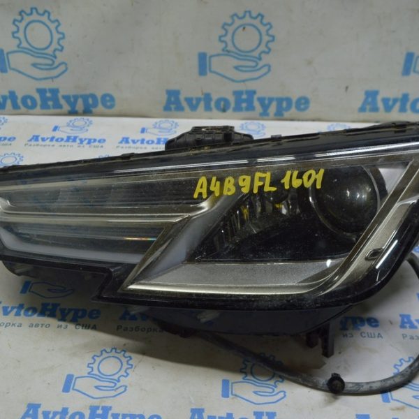 Фара передняя левая в сборе Audi A4 B9 17-19 ксенон+LED (01) 8W0-941-043-B