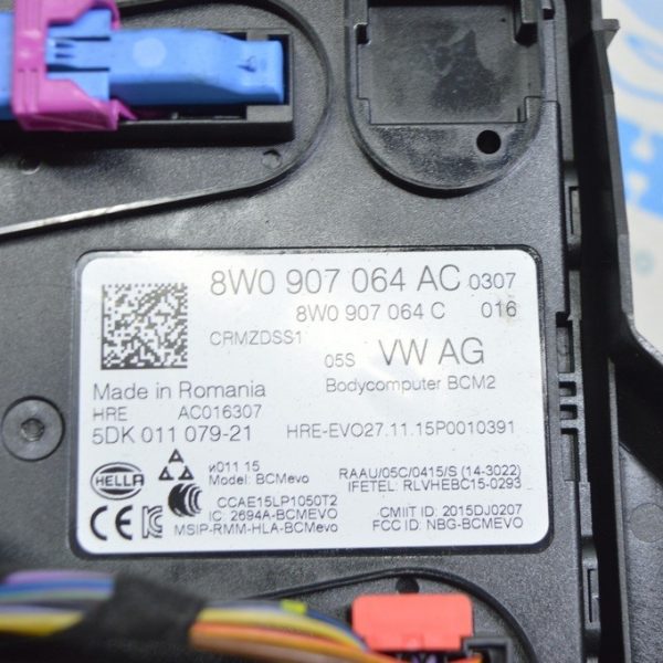 Body Comfort Control Module Audi A4 B9 17- 8W0907064AC