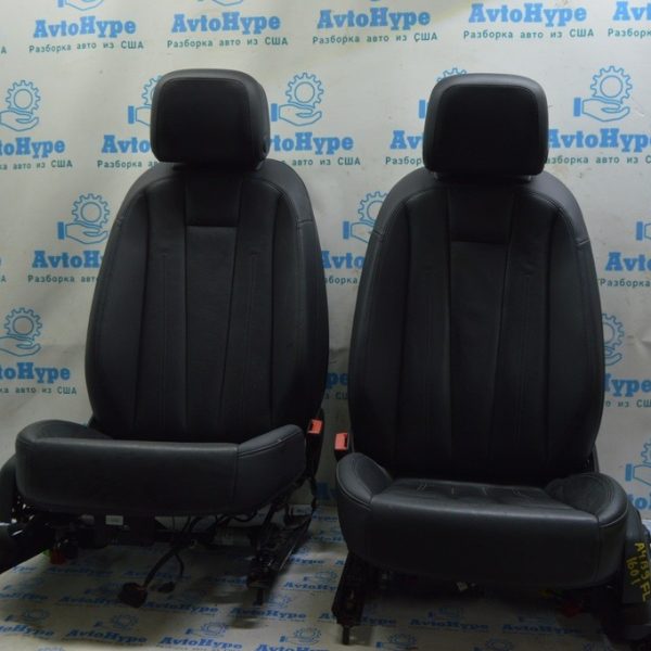 Водительское сидение Audi A4 B9 17-19 с airbag, электро, подогрев, кожа, черное (01) 8W0-881-405-B-KGL