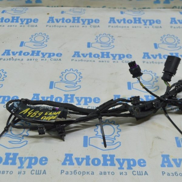 Проводка переднего бампера  Audi A4 B9 17-19 под 4 парктроника 8W0971095A