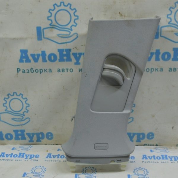 Накладка центральной стойки верхняя ремень правая Audi A4 B9 17- серая 8W0867244D RL9