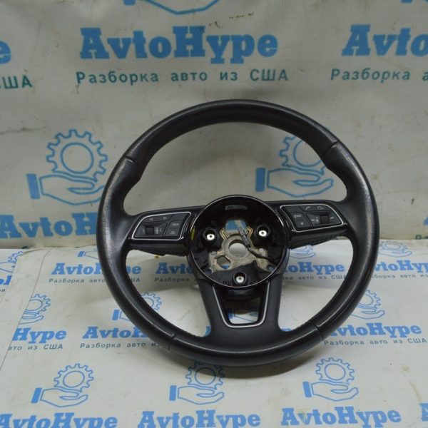 Накладка руля Audi A4 B9 17- черн глянец 8W0419091