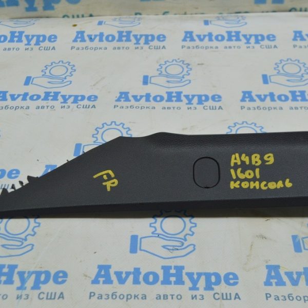 Накладка центральной консоли боковая правая Audi A4 B9 17-19 черная 8W1-863-312-A-4PK