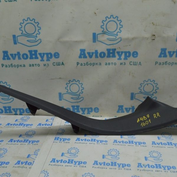 Накладка порога внутр задняя правая Audi A4 B9 17- черная 8W0867768A 4PK