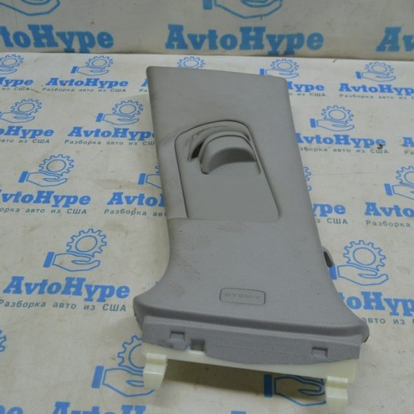 Накладка центральной стойки верхняя ремень левая Audi A4 B9 17- серая 8W0867243D RL9