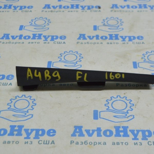 Накладка передней стойки средняя левая Audi A4 B9 17- черная 8W0-868-203-A-4PK