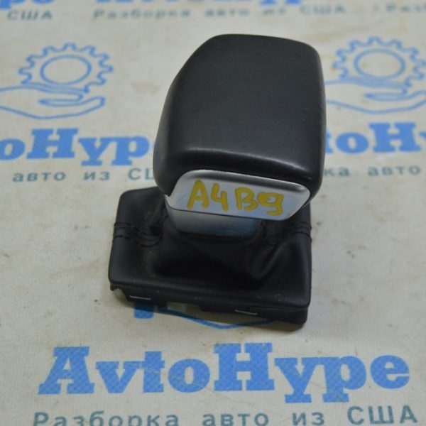 Ручка КПП Audi A4 B9 17- кожа, черная 4M1713139F