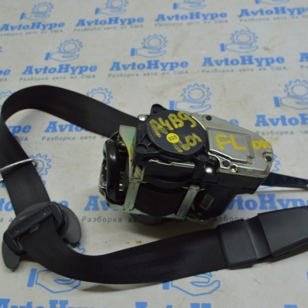 Водительский ремень безопасности Audi A4 B9 17- черный (02) стреляный 8W0857705C V04