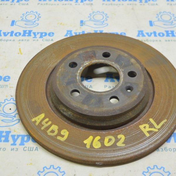 Диск тормозной задний левый Audi A4 B9 17- 300/12мм тип 1 (02) 8W0615601C