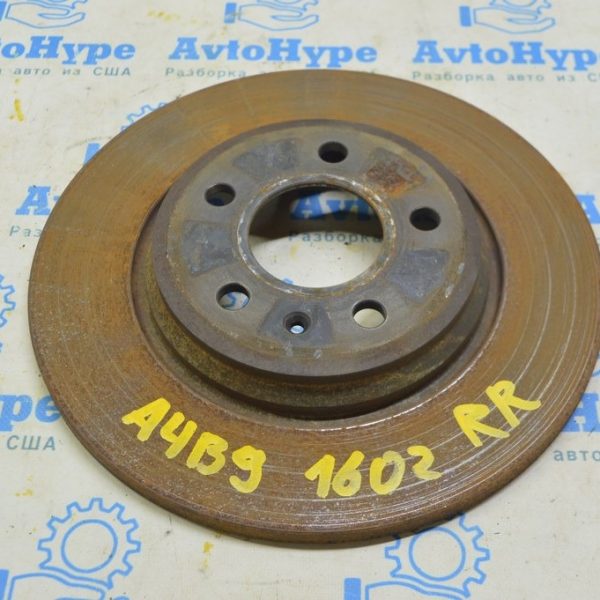 Диск тормозной задний правый Audi A4 B9 17- 300/12мм тип 1 (02) 8W0615601C