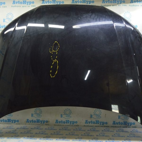 Капот голый Audi A4 B9 17- сталь черный Y9B (02) примят 8W0823029A