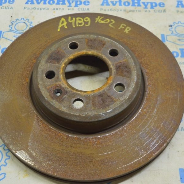 Диск тормозной передний правый Audi A4 B9 17- 314/25мм (02) 8E0407643A