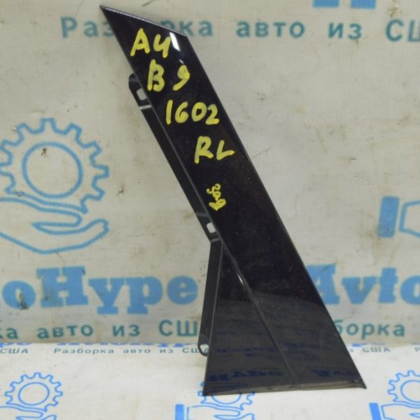 Накладка двери боковая задняя левая Audi A4 B9 17- задняя, черн глянец 8W5-839-903-A-5FQ