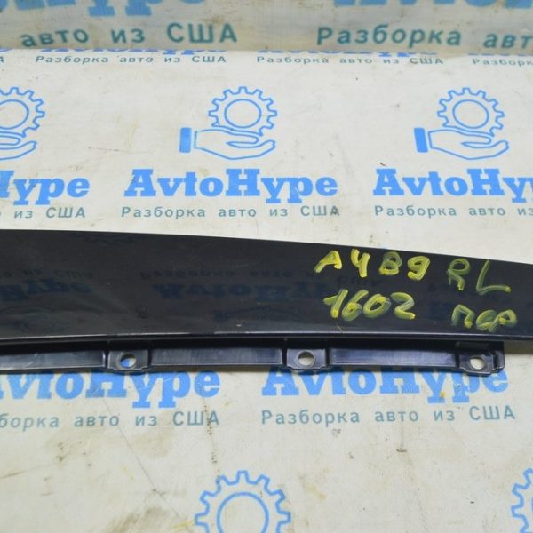 Накладка двери боковая задняя левая Audi A4 B9 17- перед, черн глянец 8W0839901A 5FQ