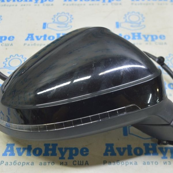 Зеркало боковое правое Audi A4 B9 17-19 11 пинов, поворотн, под память,автозатемн,черное (02) 8W1857410E 9B9