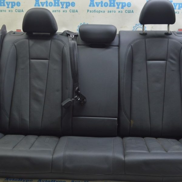 Задний ряд сидений 2 ряд Audi A4 B9 17-19 кожа, черный (02) 8W0-885-403-D-KGL