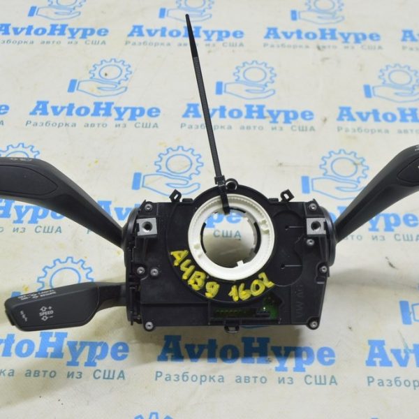 Подрулевой переключатель гитара в сборе Audi A4 B9 17- с шлейфом, с dynamic steering (02) 4M0-907-129-GB