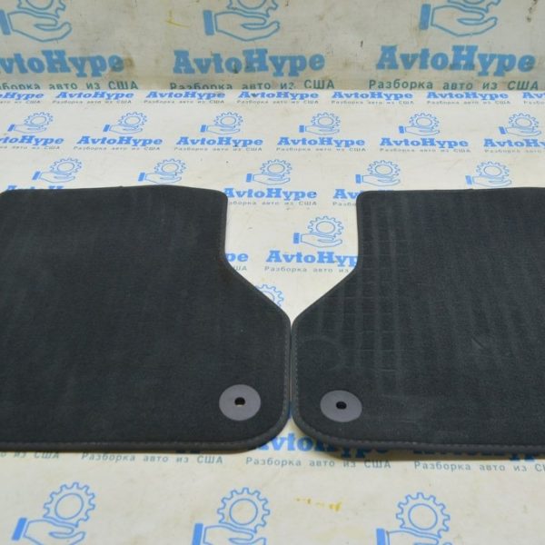 Коврик салона задний левый  Audi A4 B9 17-19 тряпка черный (02) 8W1-863-691-B-QA5