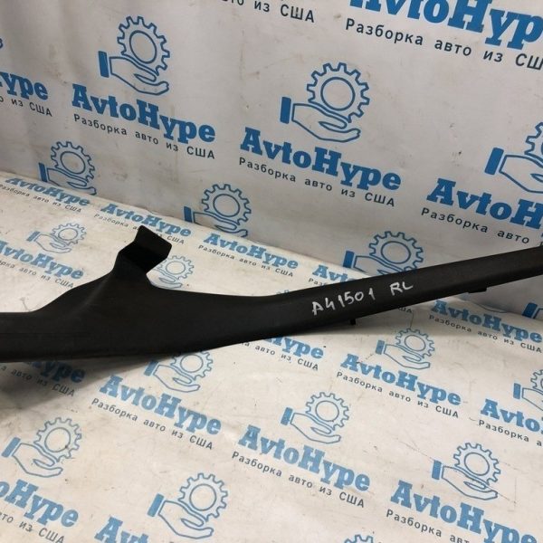 Накладка порога внутр зад лев Audi A4 B8 08-16 седан, черн 8K0-867-767-B-4PK