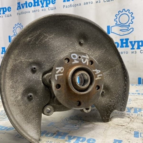 Кожух тормозного диска зад лев Audi A4 B8 08-16 8K0-615-611-A