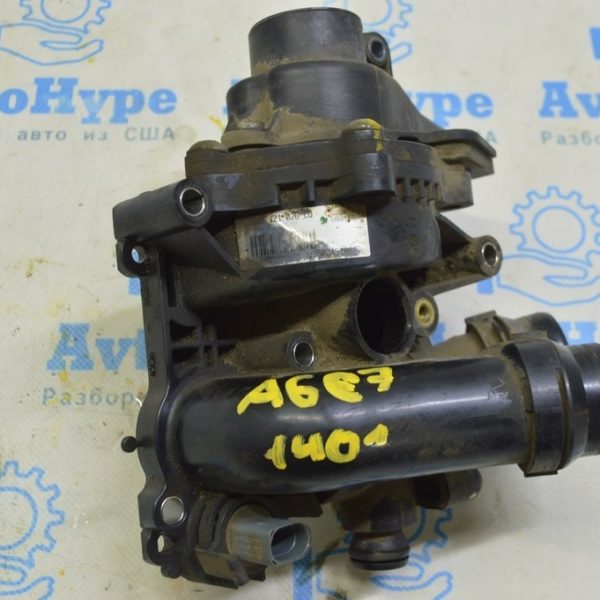 Помпа охлаждения с корпусом термостата в сборе Audi A6 C7 12-15 дорест (01) 06J 121 026 AR