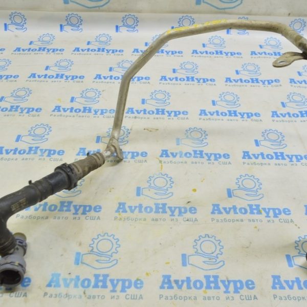Патрубок охлаждения как на фото в сборе Audi A6 C7 12-18 2.0 4g0121485ab