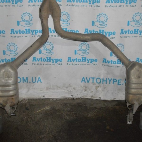 Глушитель задняя часть резонатор с бочкой Audi A6 C7 12-17 2.0 FWD 8K0253611 8k0253411AL