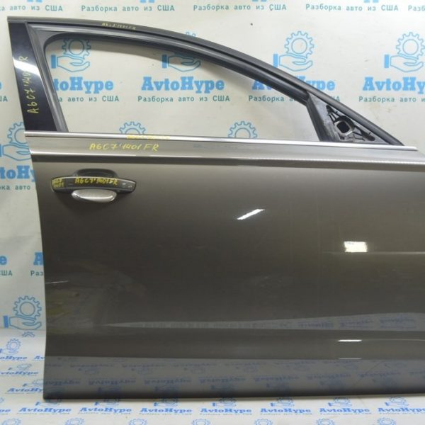 Дверь в сборе передняя правая Audi A6 C7 12-18 Y7Y7 (01) как на фото 4G0-831-052