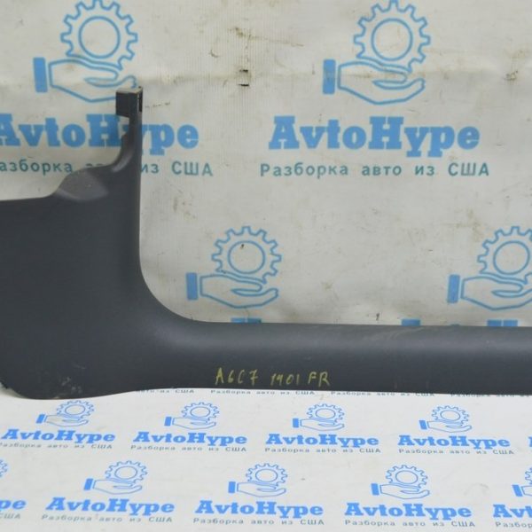Накладка порога внутр передняя правая Audi A6 C7 12-18 черн 4G1-867-272-4PK