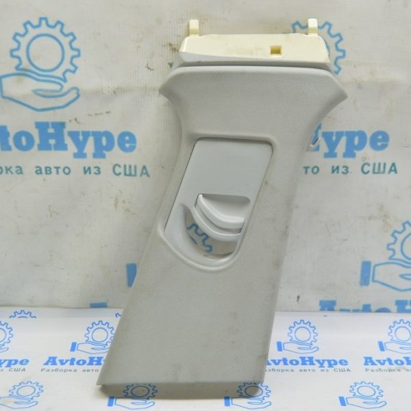 Накладка центральной стойки верхняя ремень правая Audi A6 C7 12-18 без воздуховода, серая 4G0-867-244-HF6