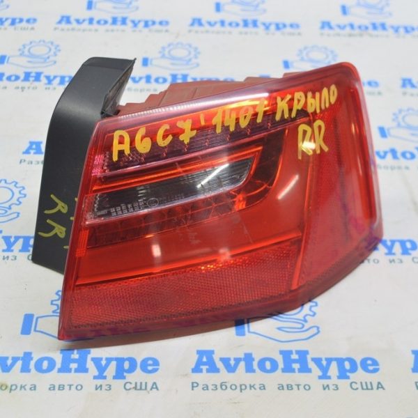Фонарь внешний крыло правый Audi A6 C7 12-15 дорест (01) европа 4G5-945-096-A