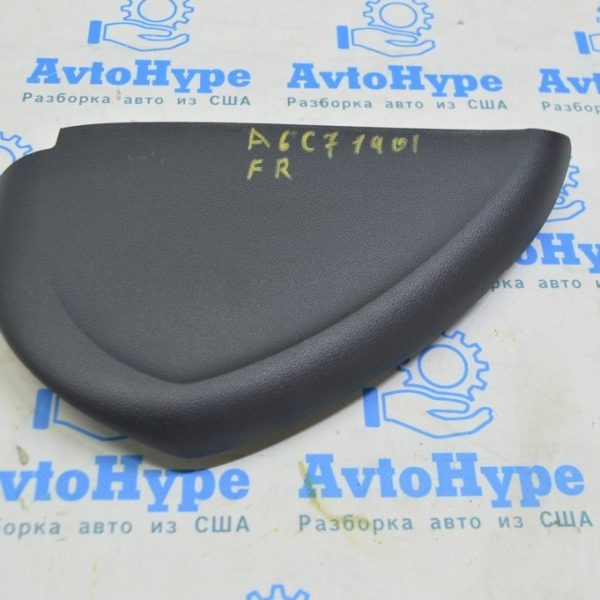 Накладка передней панели боковая правая Audi A6 C7 12-18 черная 4G0-857-086-4PK